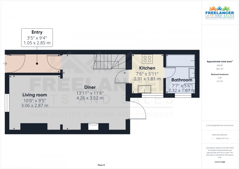 Floorplan for Griffithstown, Torfaen
