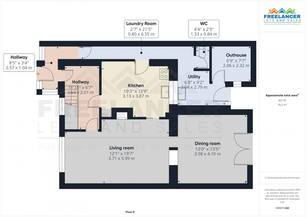 Floorplan for Llantarnam, Cwmbran