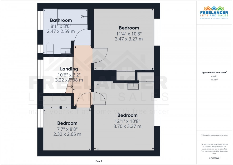 Floorplan for Llantarnam, Cwmbran