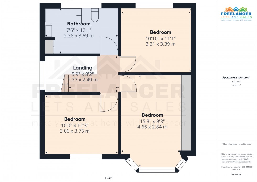 Floorplan for Malpas