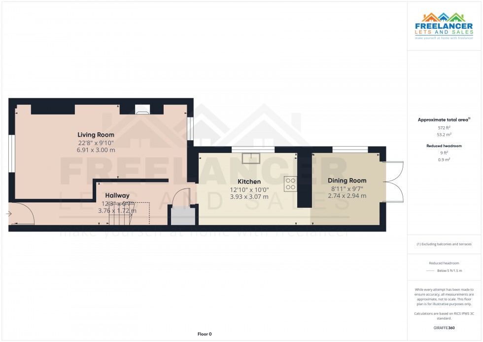 Floorplan for Pillgwenlly, Newport