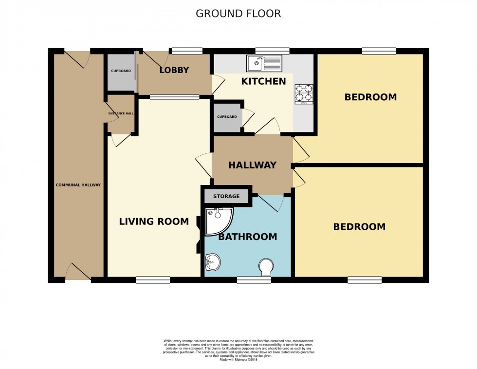 Floorplan for Ward Close, St Julians, Newport