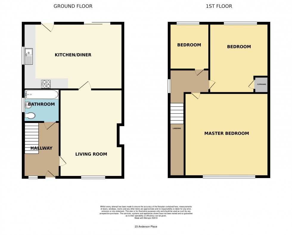 Floorplan for Anderson Place, Malpas, Newport