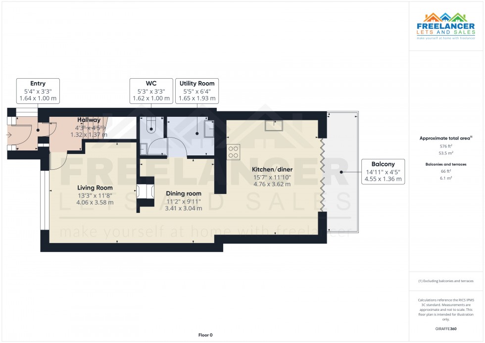 Floorplan for Bassaleg, Newport