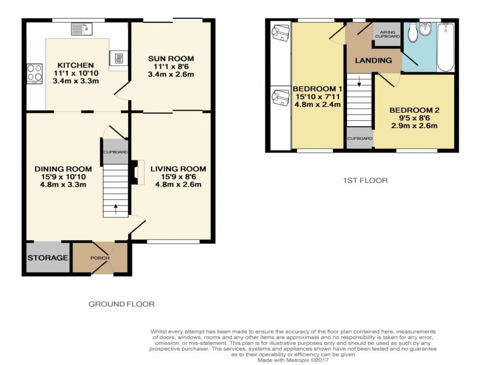 Floorplan for Green Willows, Oakfield, Cwmbran