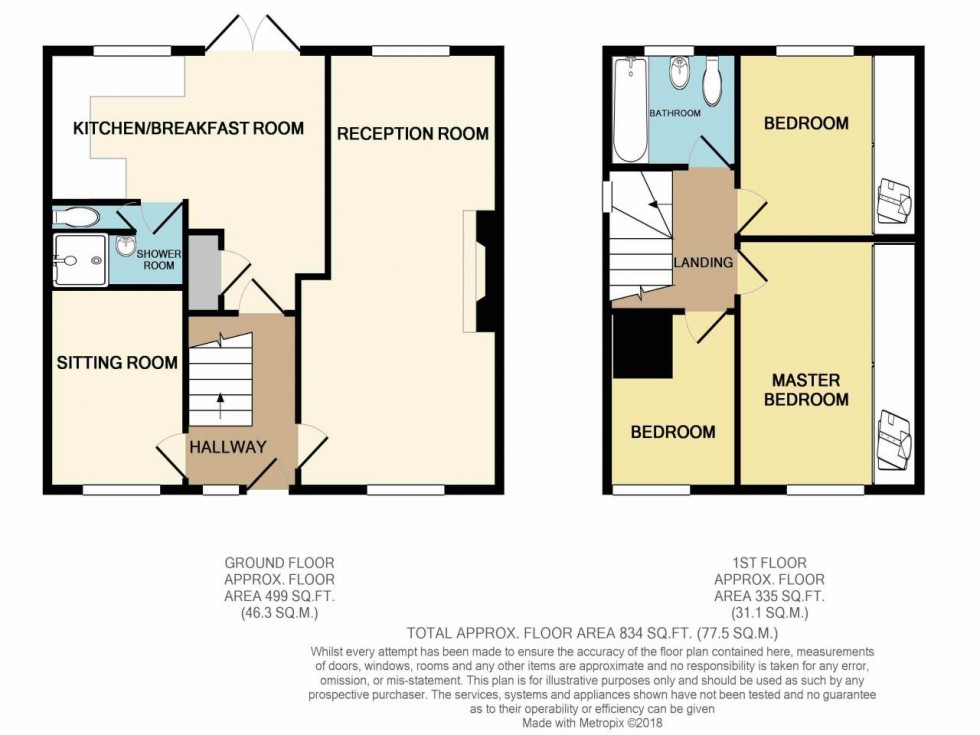 Floorplan for Graig Park Villas, Malpas, Newport