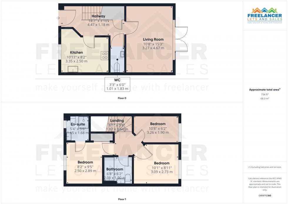 Floorplan for Glan Llyn, Newport