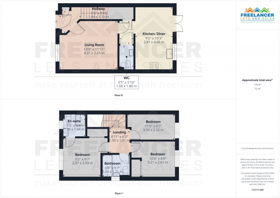 Floorplan for Pontrhydyrun, Cwmbran