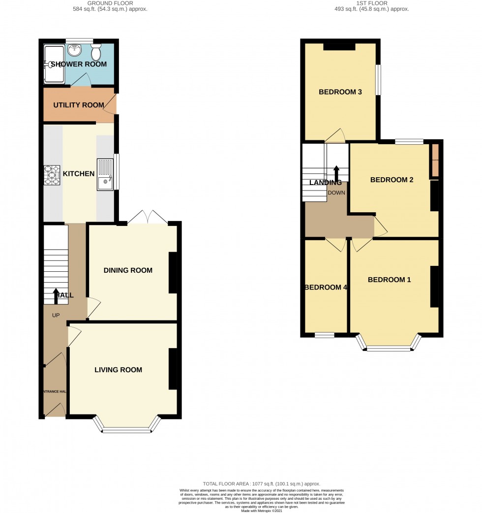 Floorplan for Oxford Street, Newport