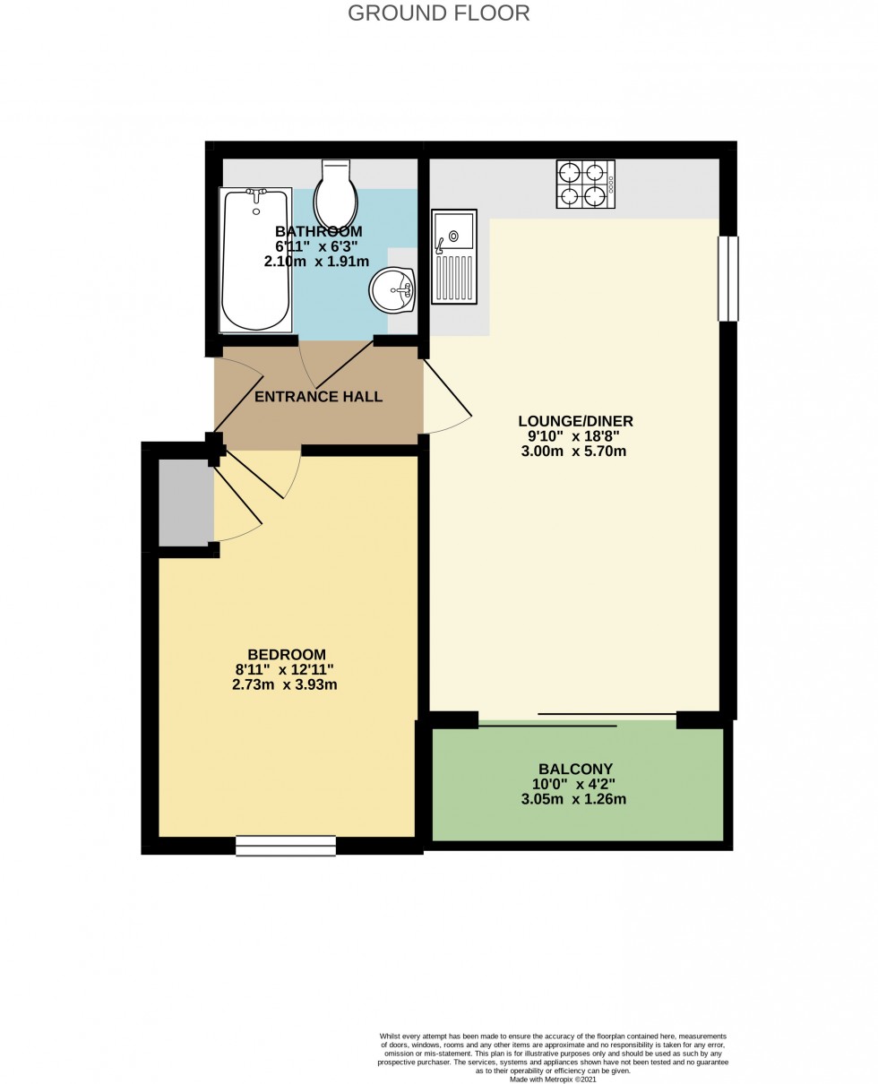 Floorplan for Pentland Close, Cardiff