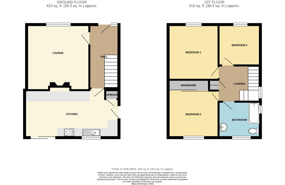 Floorplan for Elm Drive Ty Sign, Risca, Newport