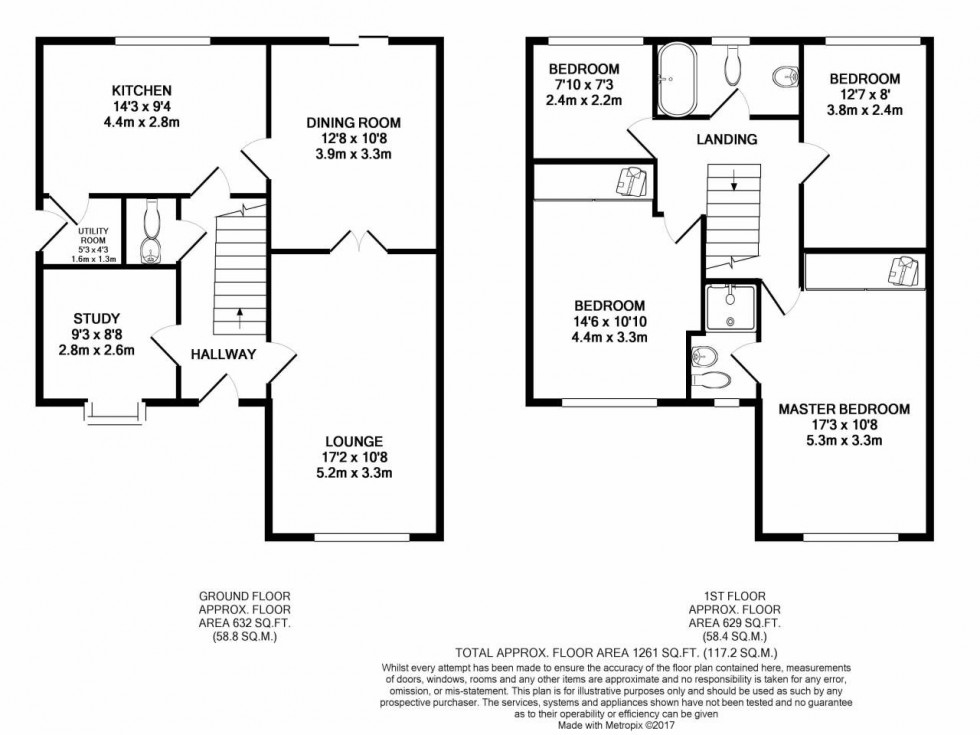 Floorplan for Barkers Mead, Yate, South Glos