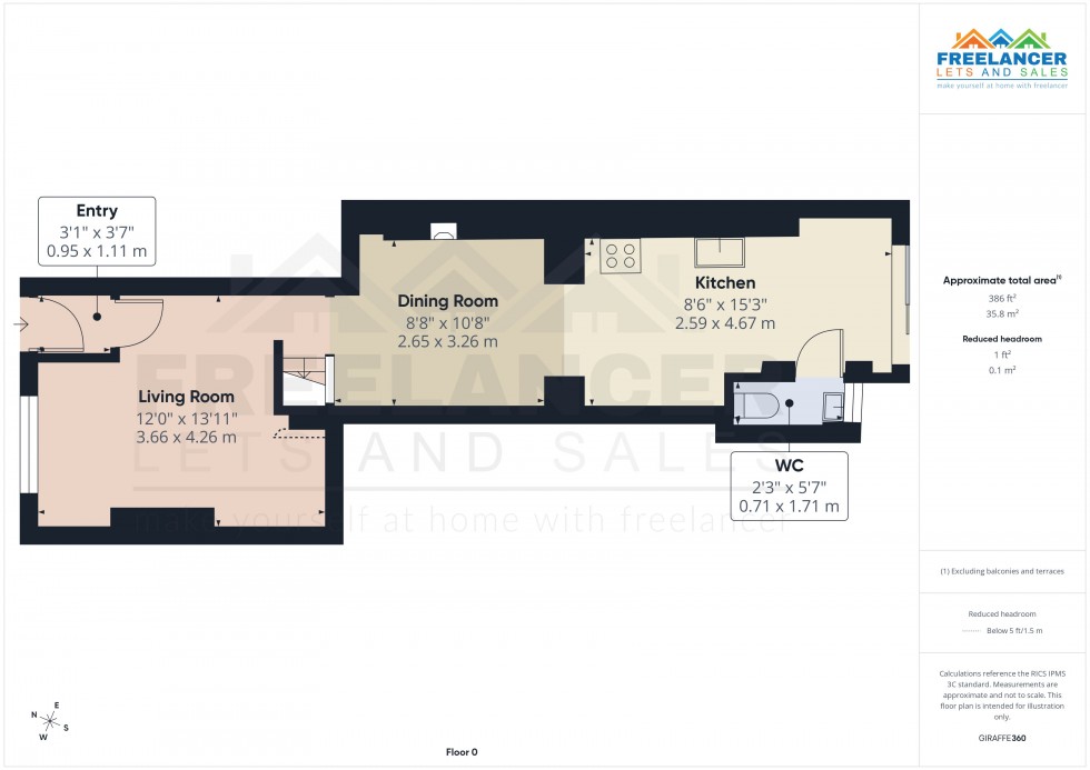 Floorplan for Rogerstone, Newport