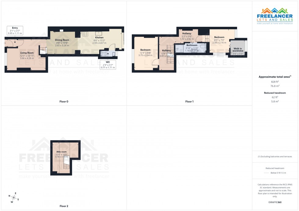 Floorplan for Rogerstone, Newport