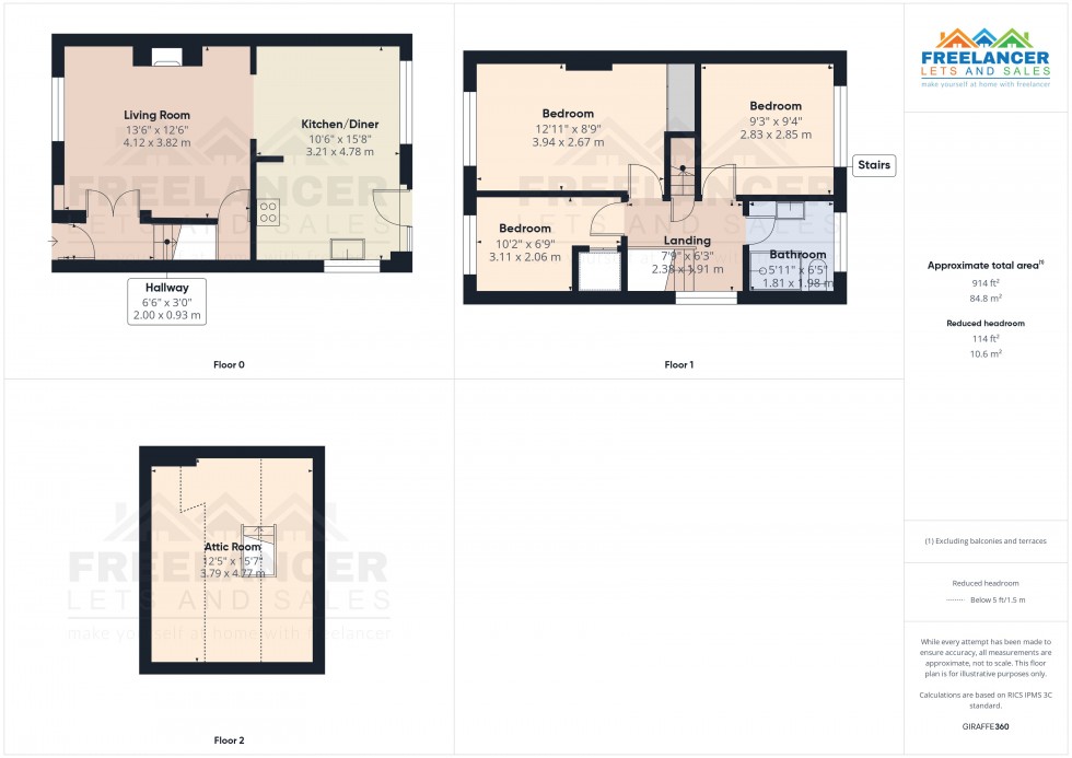 Floorplan for Malpas, Newport, Gwent
