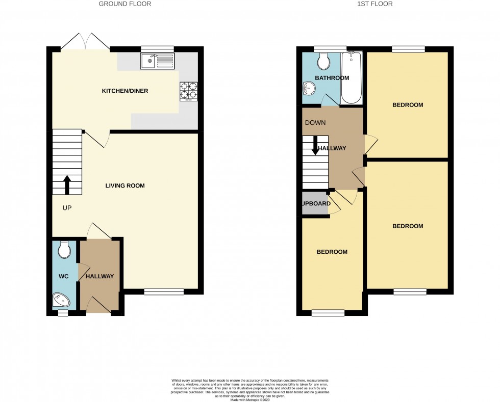 Floorplan for Clos Marteg, Bettws, Newport